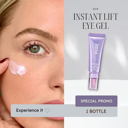 SPECIAL LAUNCH PRICE | GPURE™ Instant Lift Eye Gel | For Puffiness & Bags, Wrinkles, Fine Lines and Dark Circles