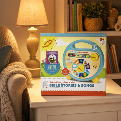Bible Stories and Songs: Portable Electronic Player with 11 Books