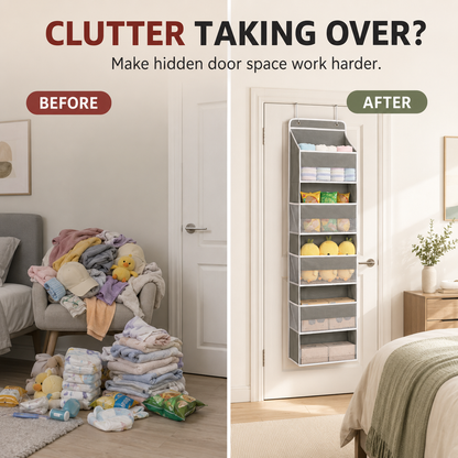 Over-the-Door Hanging Organizer | Space-Saving Storage