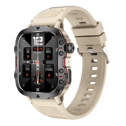 📢📢50% OFF !! ⏰Rugged Outdoor Smart Watch – 100+ Sports Modes