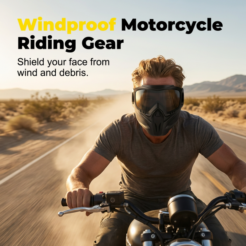 2026 Upgraded Full Face Welding & Riding Goggle Mask