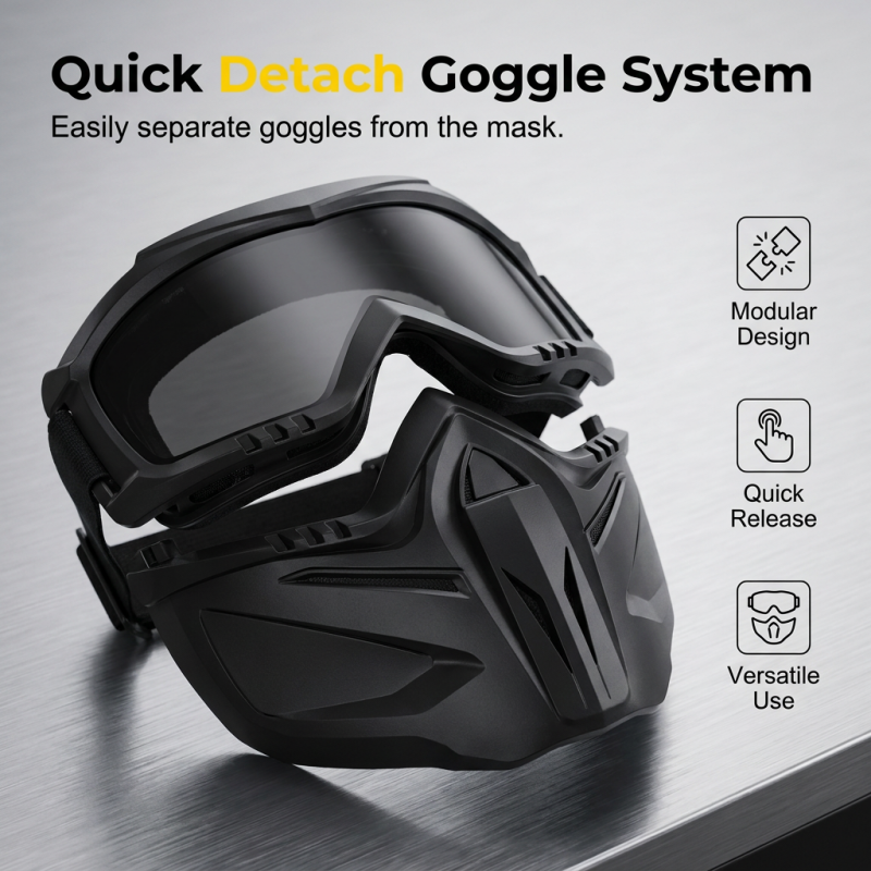 2026 Upgraded Full Face Welding & Riding Goggle Mask