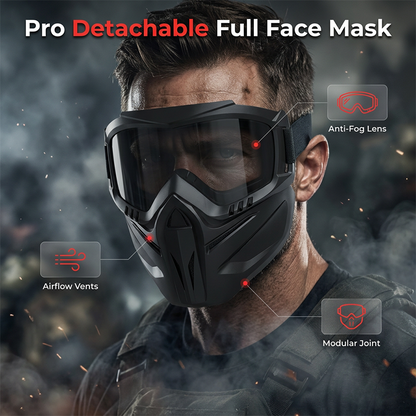 2026 Upgraded Full Face Welding & Riding Goggle Mask