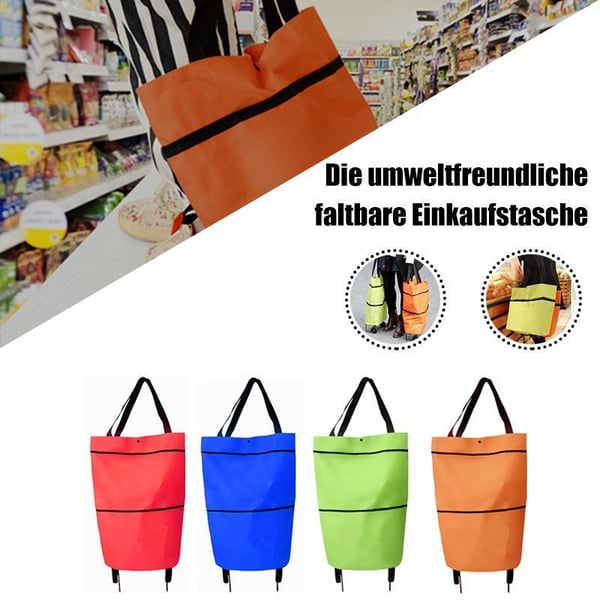 Foldable 2-in-1 Shopping Bag
