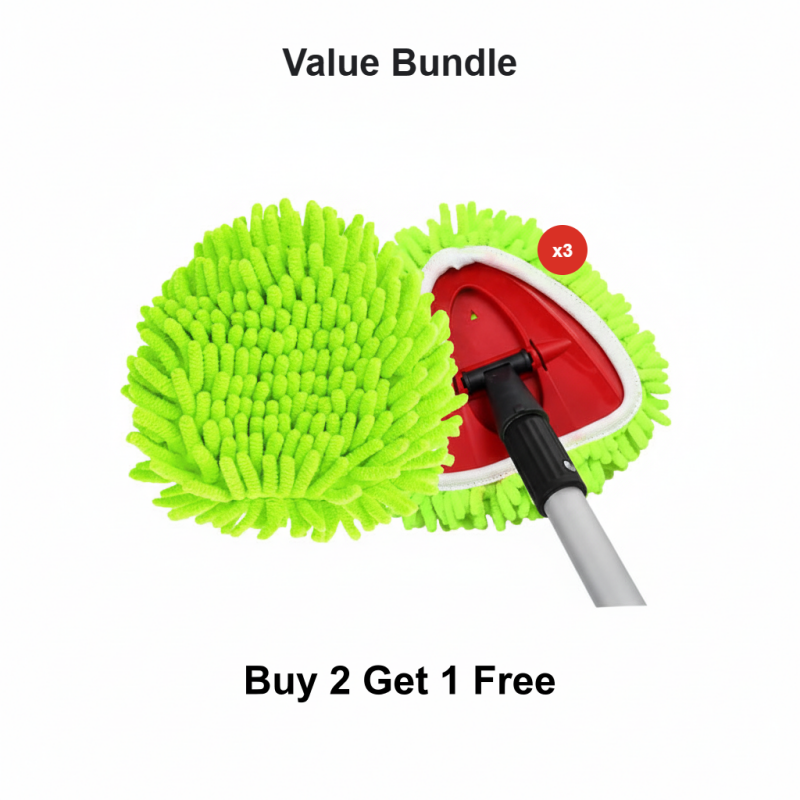 🧹 Chenille Spin Mop Head Replacement – Ultra-Absorbent Microfiber Refill Pads | Wet & Dry Use | Machine Washable | Fits Most Spin Mops ✨