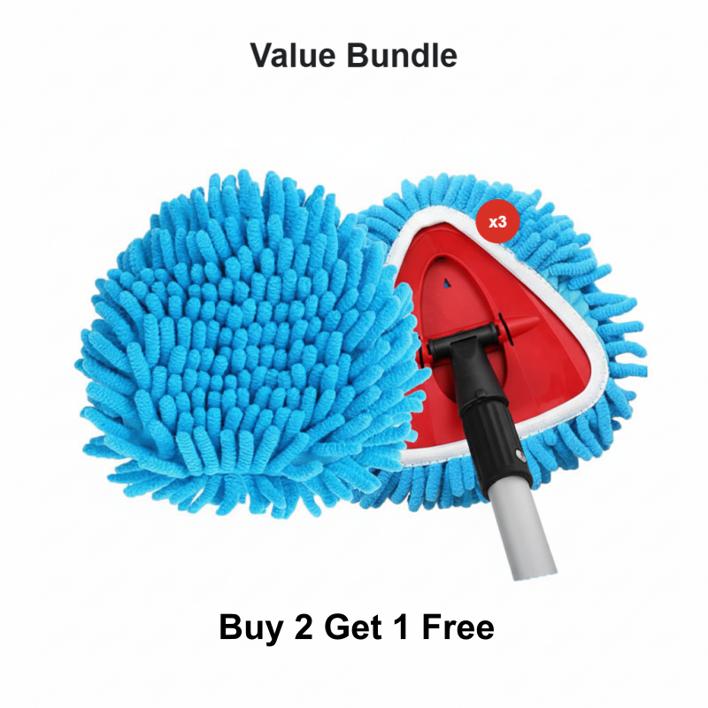 🧹 Chenille Spin Mop Head Replacement – Ultra-Absorbent Microfiber Refill Pads | Wet & Dry Use | Machine Washable | Fits Most Spin Mops ✨