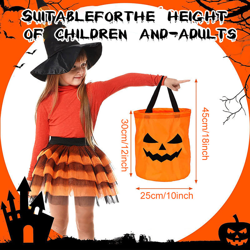 Halloween Glowing Pumpkin Bag – LED Lights