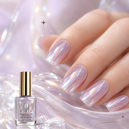 💜✨Lilac Glossy Mirror Nail Strengthener | Fast-Dry Nail Care