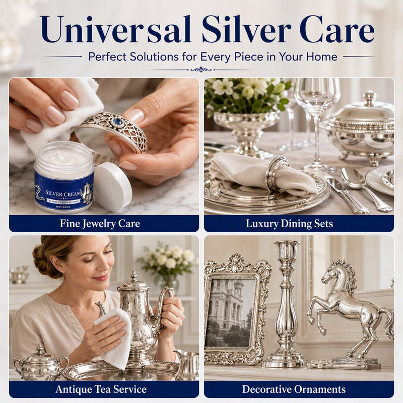 ✨✨Buy 1 Get 1 Free 2PCS✨ Silver Cleaning and Polishing Cream for Jewelry and Cutlery 💍