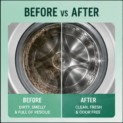 Eco-Friendly Pet Washer Cleaner Tablets – Removes Odors, Hair & Residue